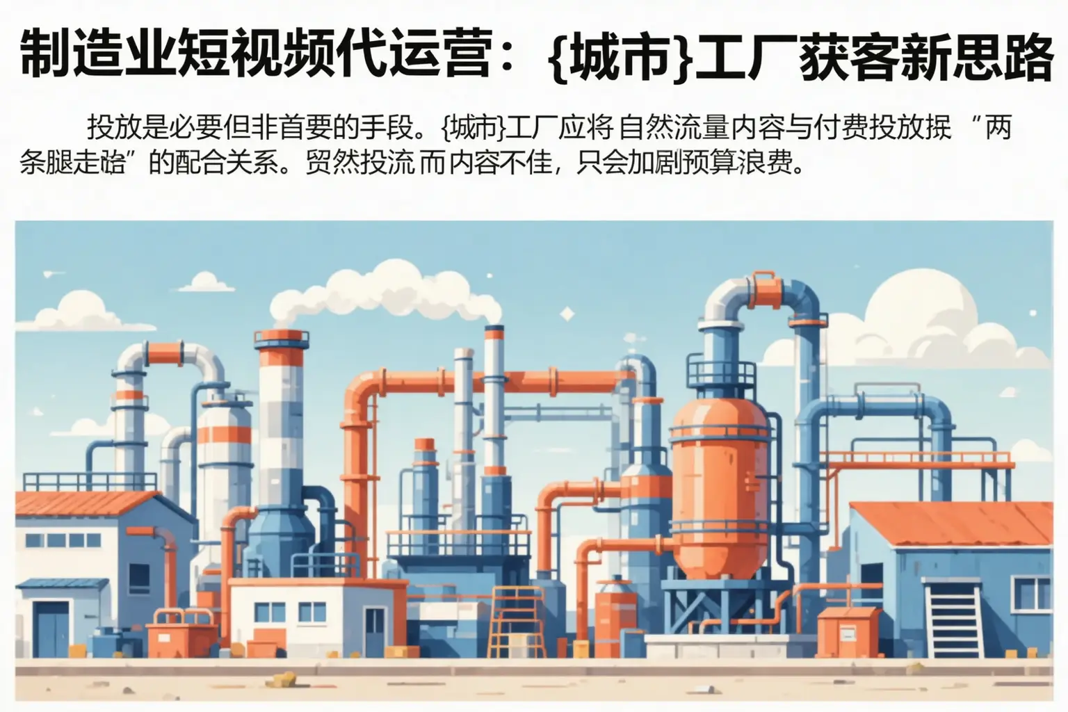 制造业短视频代运营:南阳工厂获客新思路