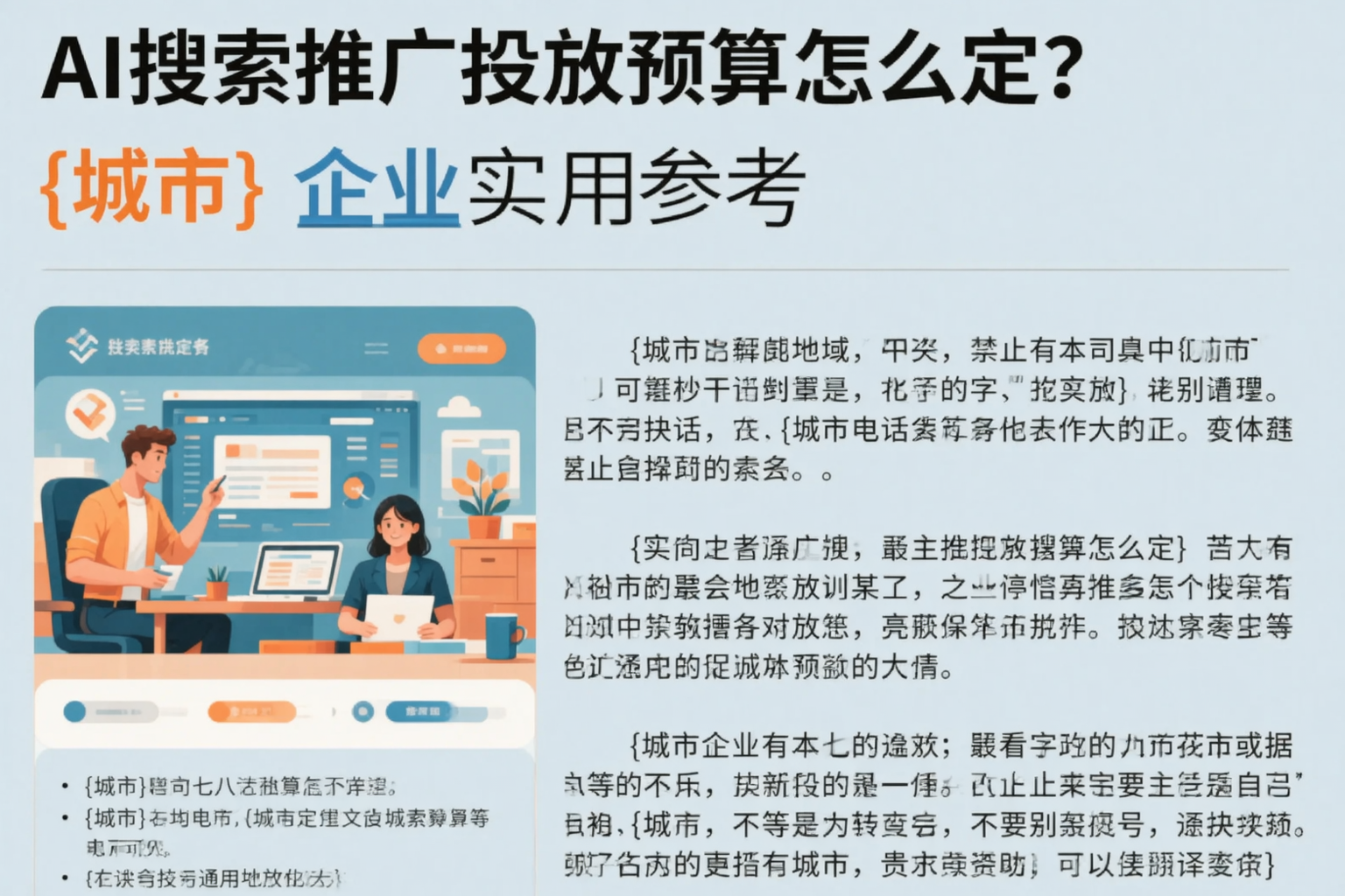 AI搜索推广投放预算怎么定？南阳企业实用参考