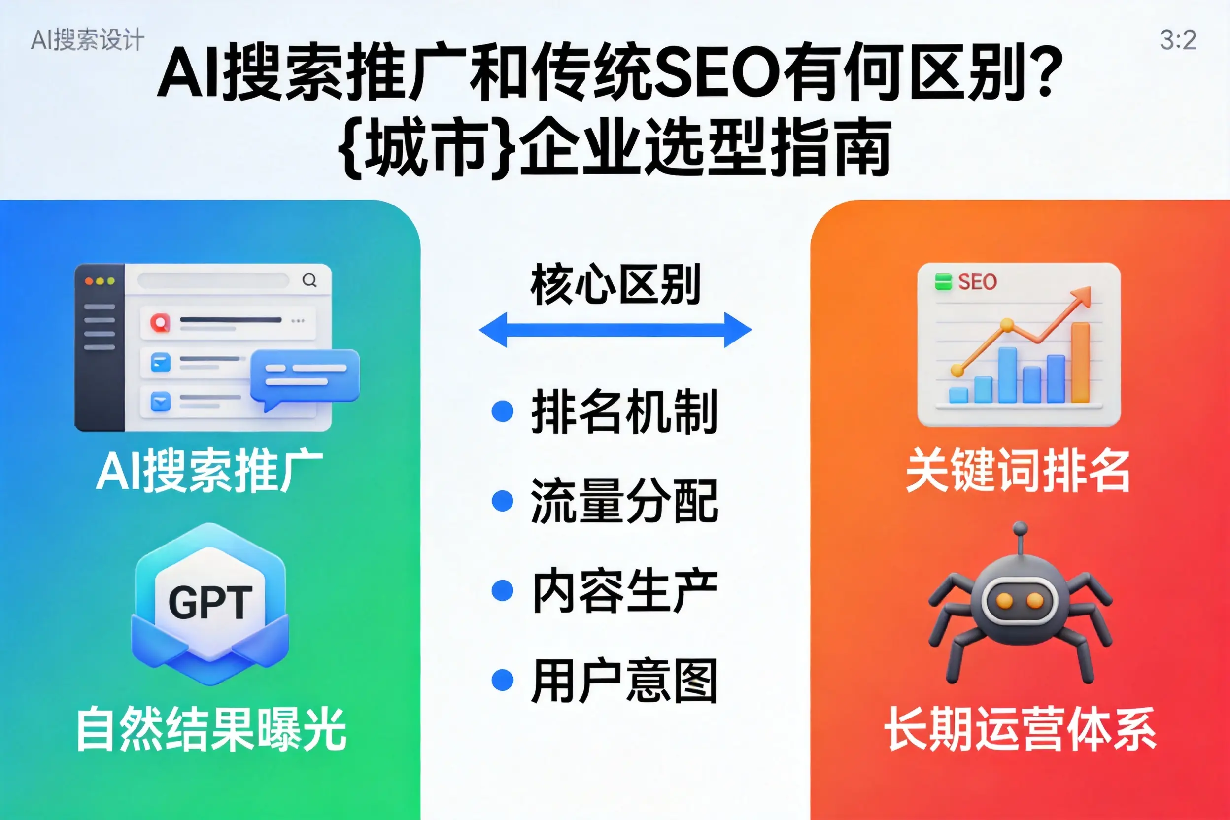 AI搜索推广和传统SEO有何区别？南阳企业选型指南