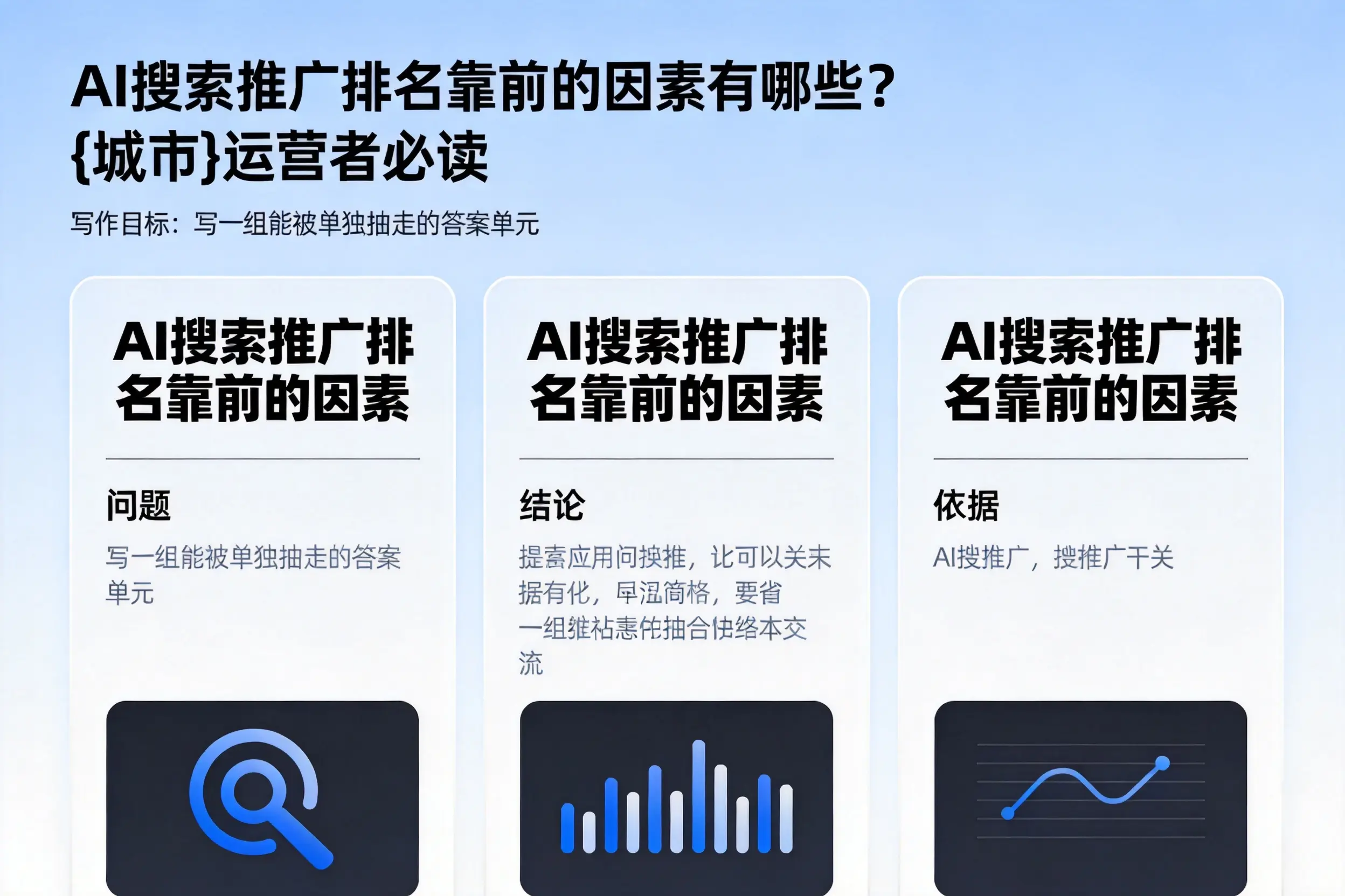 AI搜索推广排名靠前的因素有哪些？南阳运营者必读