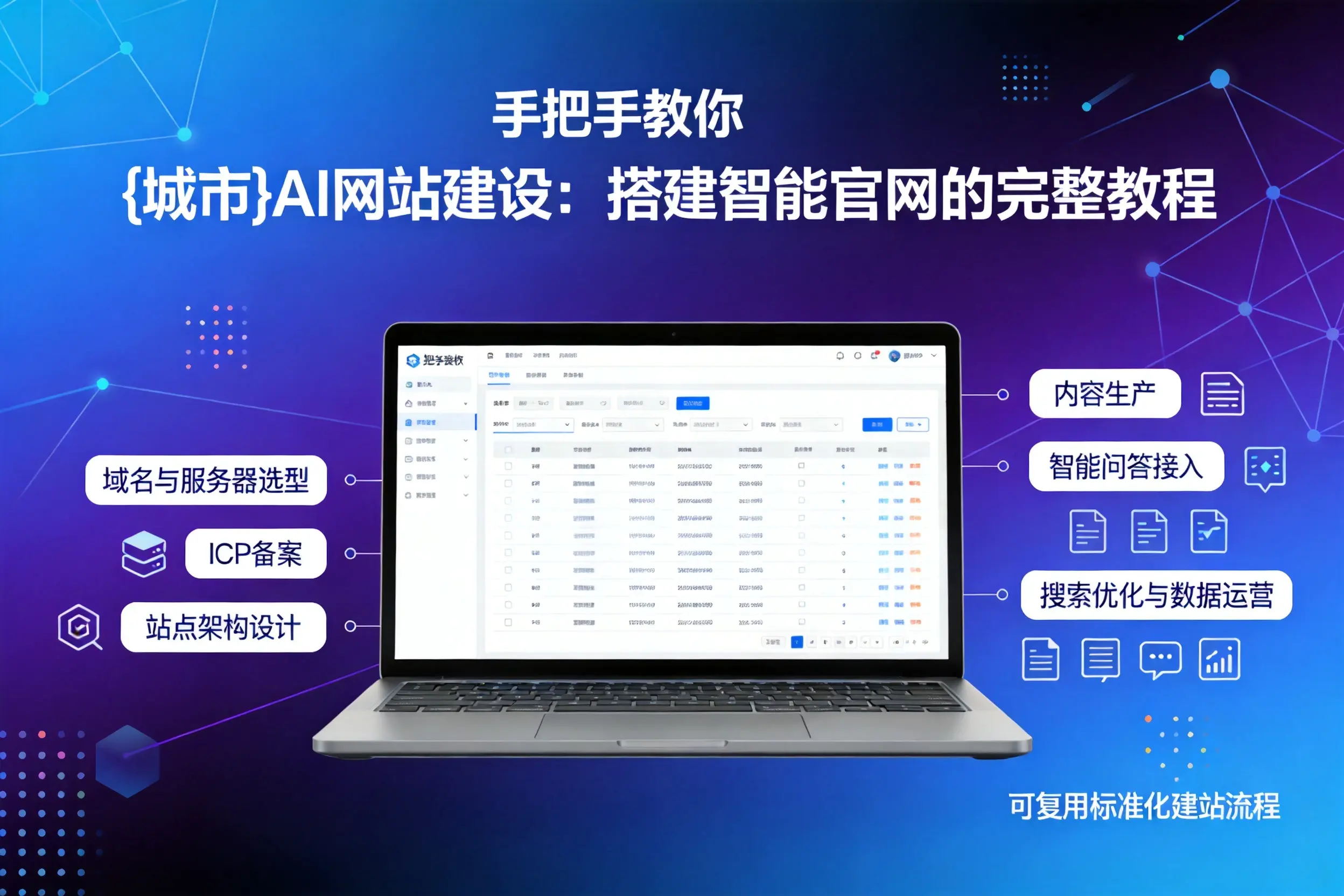 手把手教你南阳AI网站建设：搭建智能官网的完整教程