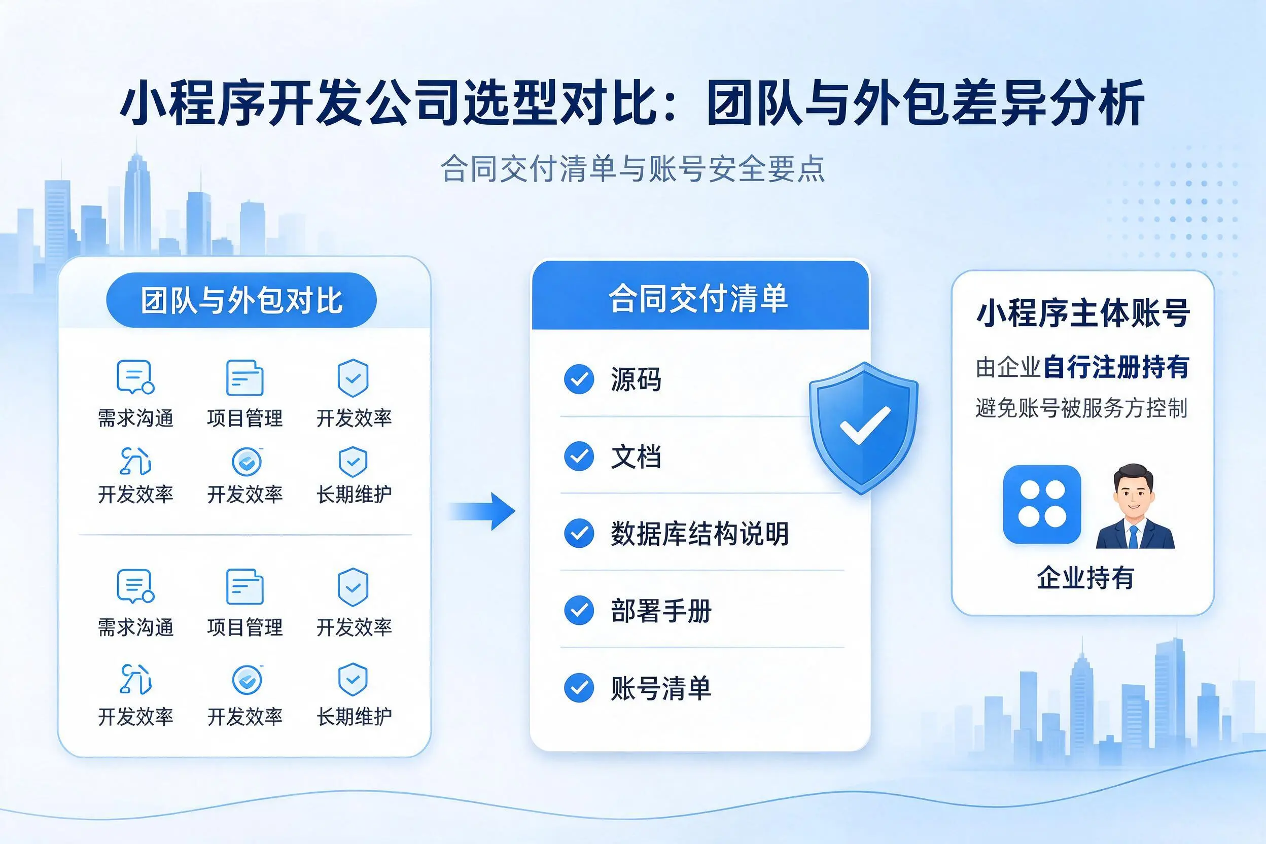 南阳小程序开发公司选型对比:团队与外包差异分析